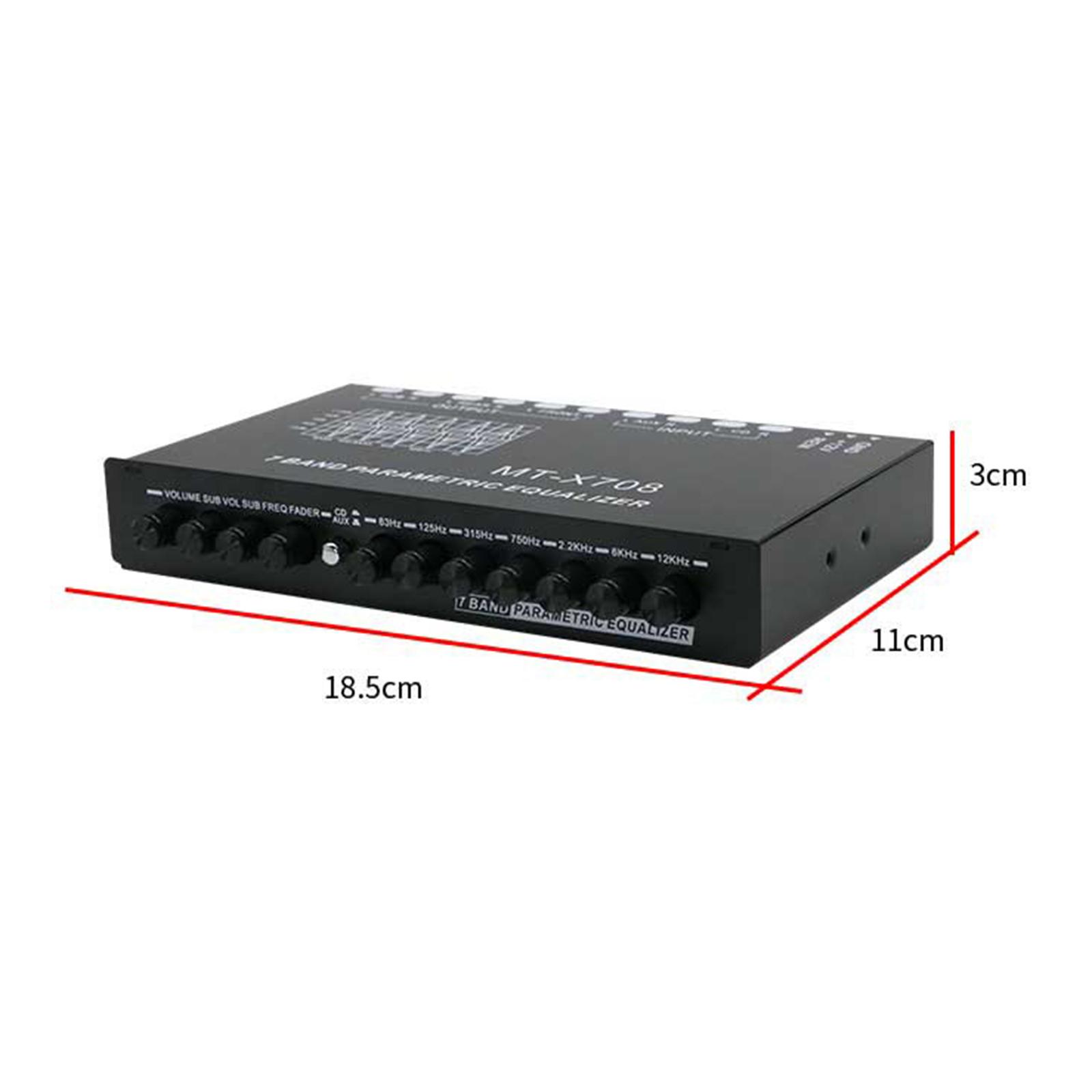Audio Music Equalizer - Ecualizador de 7 Bandas, Salida para