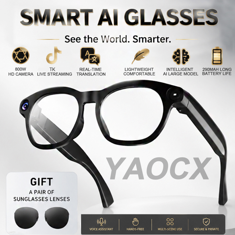 Audio Music Online Free - Gafas Inteligentes 2026 con Cámara de