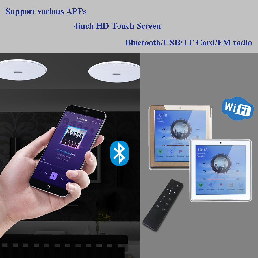 Audio Music Online Free - Android WiFi Bluetooth en la pared
