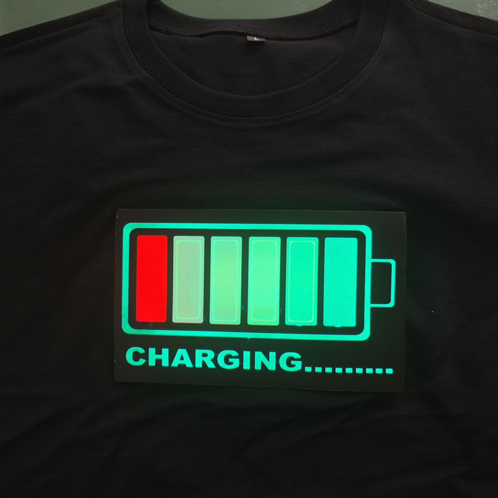 Audio Music Equalizer - Camiseta con ecualizador de sonido activo