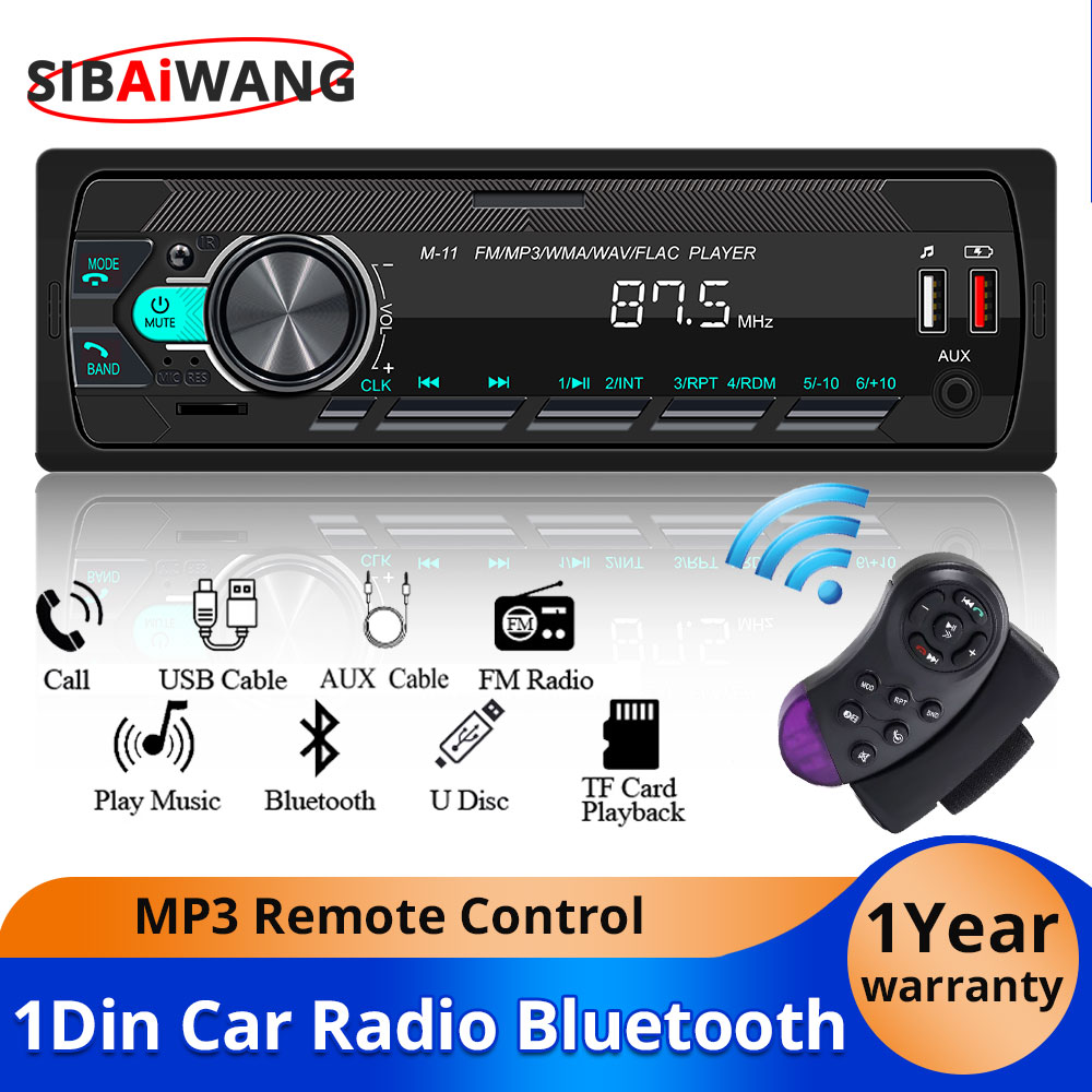 Audio Universal Music - Radio para Auto 1 DIN, Reproductor