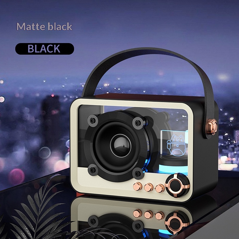 Audio Music Equalizer - Altavoz Inalámbrico Transparente Mecha Bluetooth Portátil