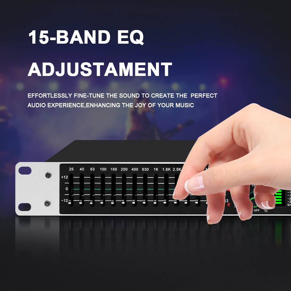 Ecualizador Gráfico Dual de 15 - Audio Music Equalizer reseña y precio