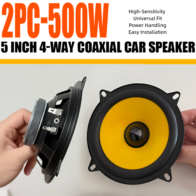 2 Altavoces Coaxiales para Aut - Audio Universal Music reseña y precio