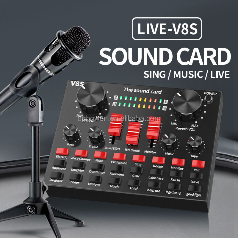 Tarjeta de sonido V8S transfro - Audio Universal Music reseña y precio