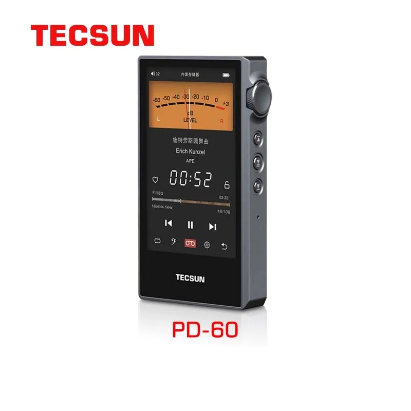 Tecsun PD-60 Reproductor de mú - Audio Music Equalizer reseña y precio