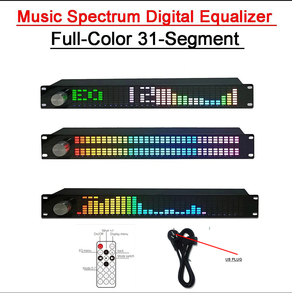 Ecualizador Digital de espectr - Audio Music Equalizer reseña y precio