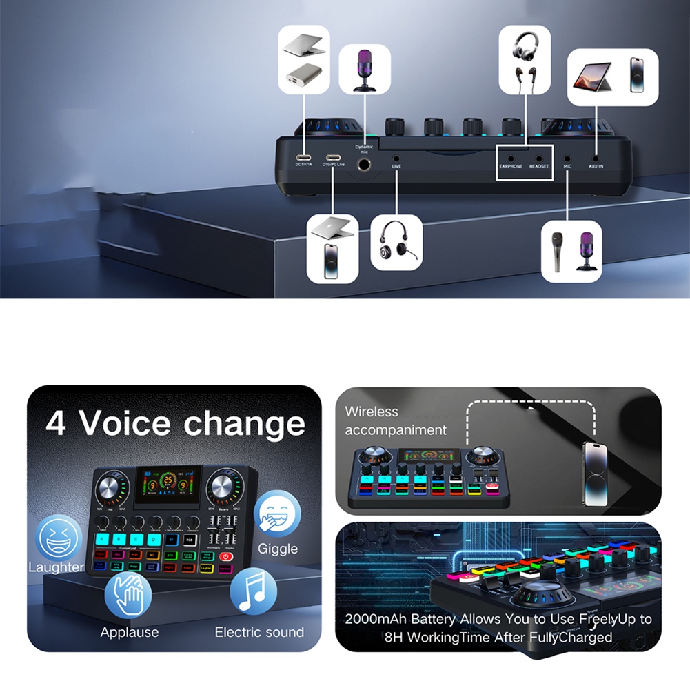 Mezclador de Audio DTC5, Tarje - Audio Music Changer reseña y precio