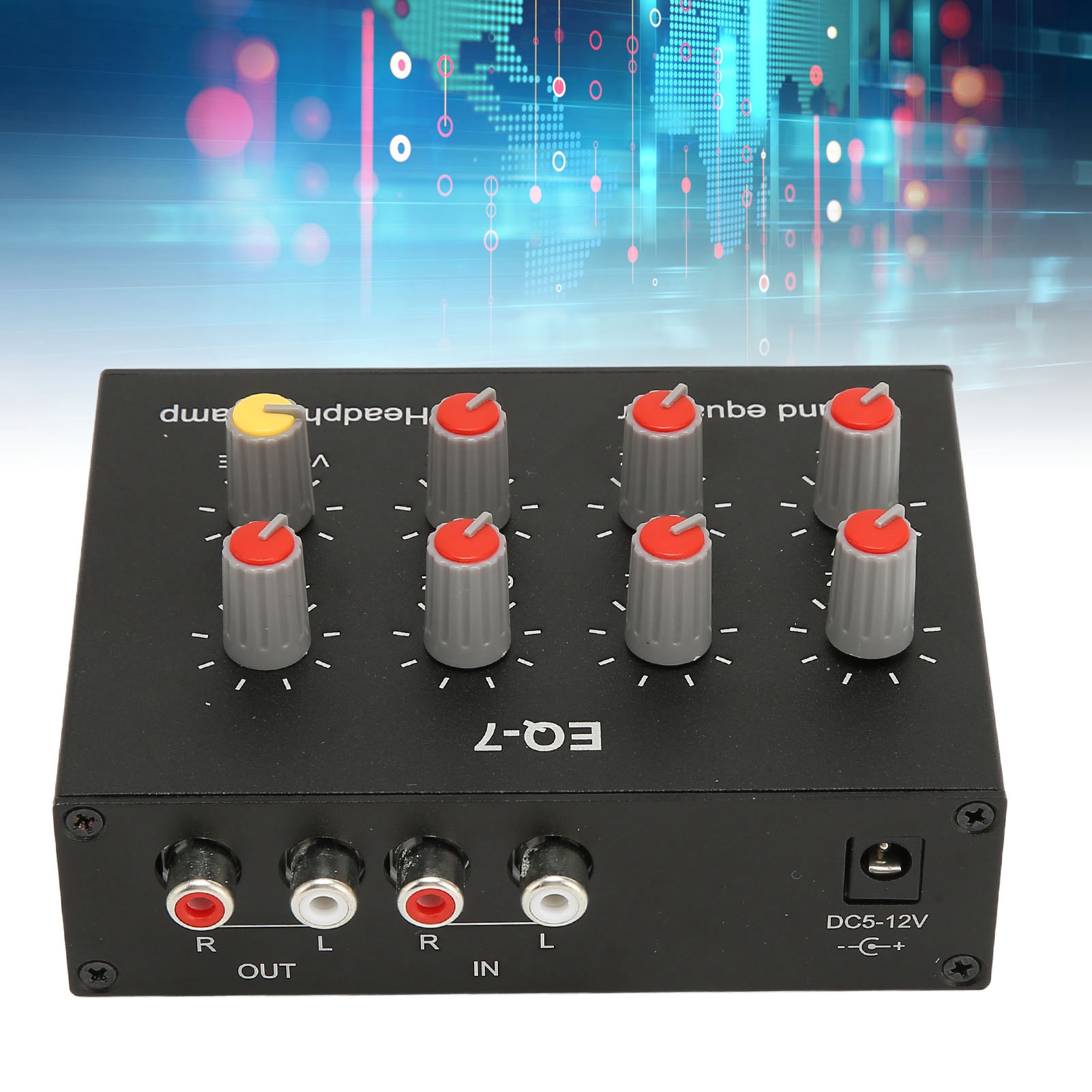 Ecualizador de sonido de 7 ban - Audio Music Equalizer reseña y precio