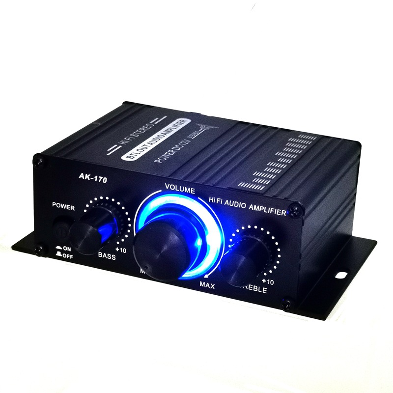Mini amplificador estéreo de p - Audio Music Equalizer reseña y precio