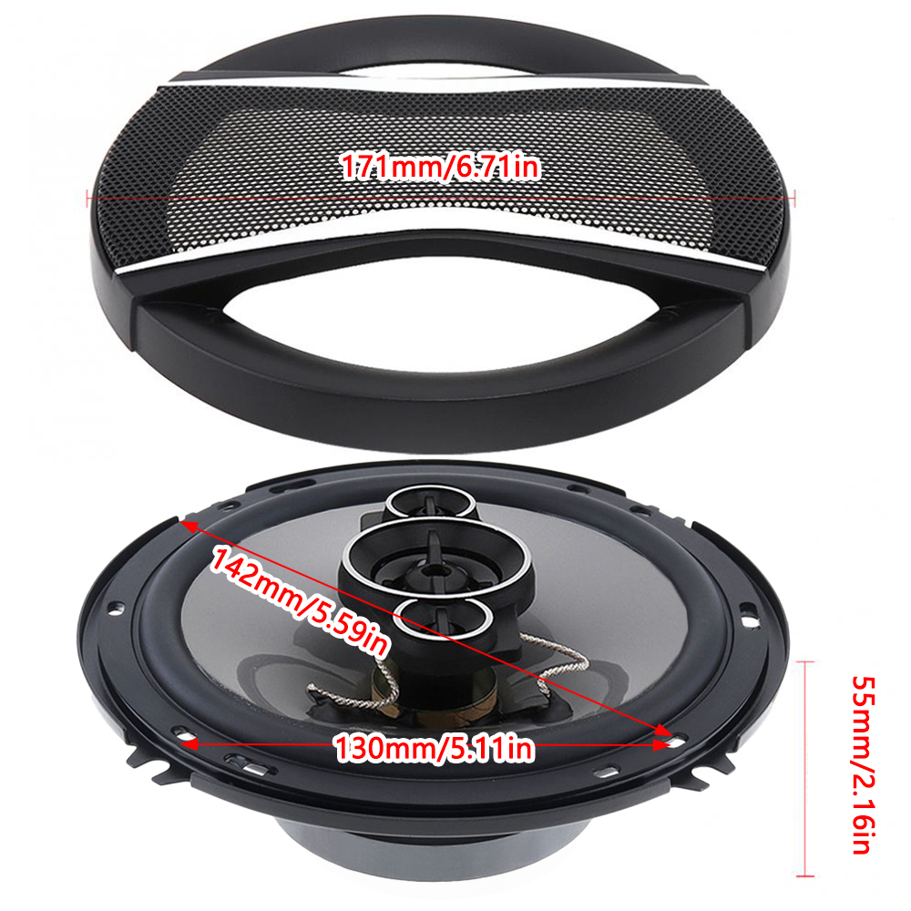 Par TS-A1696S 6 pulgadas 650W  - Audio Universal Music reseña y precio