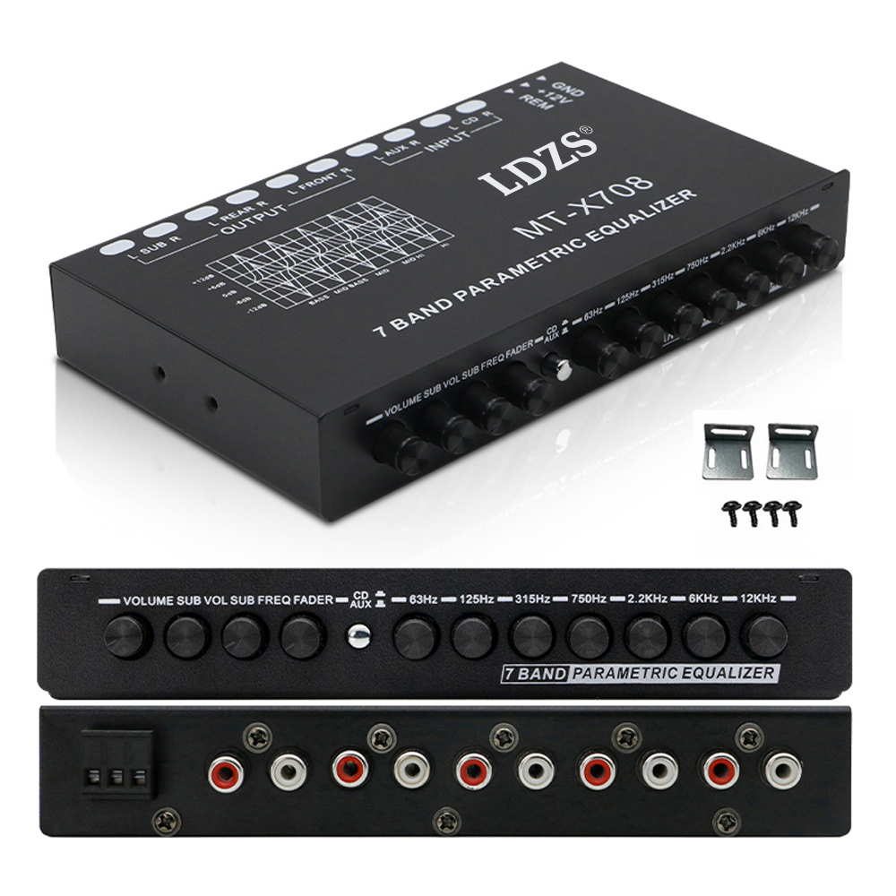 ECUALIZADOR profesional de 7 b - Audio Music Equalizer reseña y precio